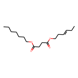 Succinic acid, heptyl trans-hex-3-enyl ester