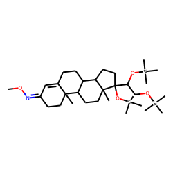 17«alpha»,20«beta»,21-Trihydroxypregn-4-en-3-one, 3-MO, 17,20,21-tris-TMS