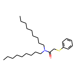 Phenylthioacetamide, N,N-dinonyl-