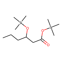 Hexanoic acid, 3-trimethylsilyloxy, trimethylsilyl ester