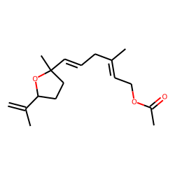 (E, E)-3,7,11-Trimethyl-7,10-epoxydodeca-2,5,11-trien-1-yl acetate