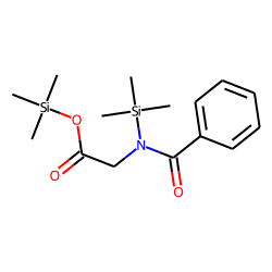 Glycine, N-benzoyl-N-(trimethylsilyl)-, trimethylsilyl ester