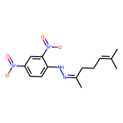 2,4-Dinitrophenylhydrazone of 6-methyl-5-heptenone-2
