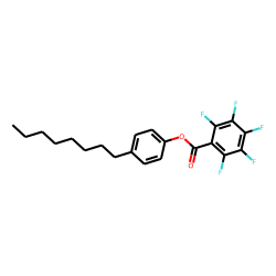 4-n-Octylphenol, pentafluorobenzoyl ester