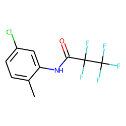 5-Chloro-2-methyl-aniline, N-pentafluoropropionyl-