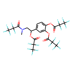 (-)-Epinephrine, N,O,O',O''-tetrakis(pentafluoropropionyl)-