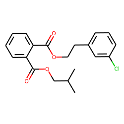 Phthalic acid, 2-(3-chlorophenyl)ethyl isobutyl ester
