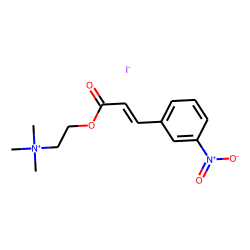 Choline iodide,o-(m-nitrocinnamoyl)