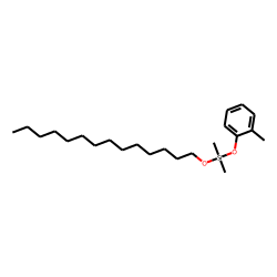 Silane, dimethyl(2-methylphenoxy)tetradecyloxy-