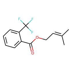 2-Trifluoromethylbenzoic acid, 3-methylbut-2-enyl ester