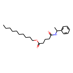 Glutaric acid, monoamide, N-(1-phenylethyl)-, decyl ester