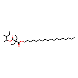 Diethylmalonic acid, 3-methylpent-2-yl octadecyl ester