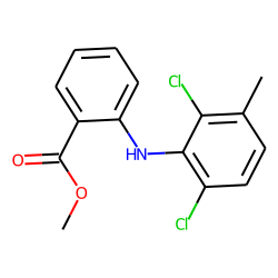 Benzoic acid, 2-[(2,6-dichloro-3-methylphenyl)amino]-, methyl ester