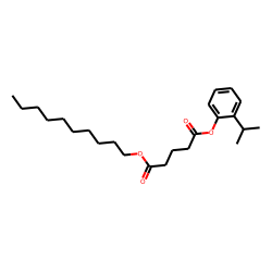 Glutaric acid, decyl 2-isopropylphenyl ester