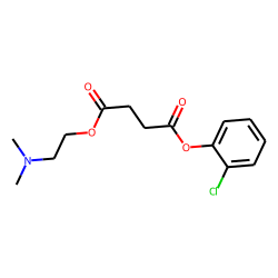 Succinic acid, 2-chlorophenyl 2-(dimethylamino)ethyl ester