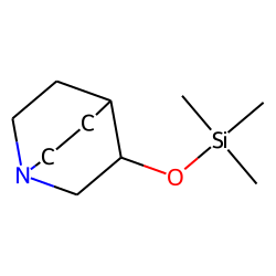3-Quinuclidinol, TMS