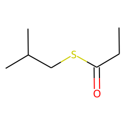 Propanethioic acid, S-(2-methylpropyl) ester