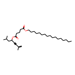 Glutaric acid, 2,7-dimethyloct-5-yn-7-en-4-yl heptadecyl ester