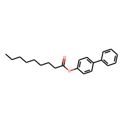 Nonanoic acid, 4-biphenyl ester