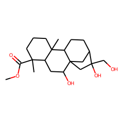 ent-Kaurenoic acid, 16,17-dlhydro, 7«alpha», 16«beta»,17-triol, Me