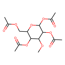 3-Methyl-1,2,4,6-tetraacetylglucoside (B)