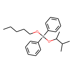 Silane, diphenyl(3-methylbut-2-yloxy)pentyloxy-
