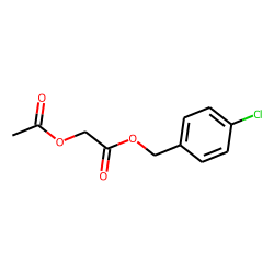 Acetoxyacetic acid, (4-chlorophenyl)methyl ester