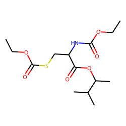 D-Cysteine, N(O,S)-ethoxycarbonyl, (S)-(+)-3-methyl-2-butyl ester