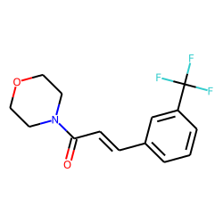 trans-3-Trifluoromethylcinnamic acid, morpholide
