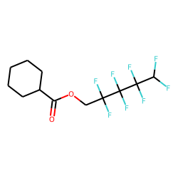 Cyclohexanecarboxylic acid, 2,2,3,3,4,4,5,5-octafluoropentyl ester