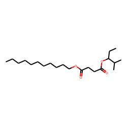 Succinic acid, 2-methylpent-3-yl undecyl ester