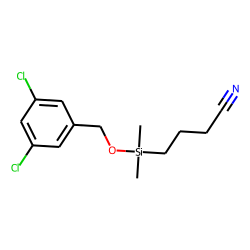 3,5-Dichlorobenzyl alcohol, (3-cyanopropyl)dimethylsilyl ether