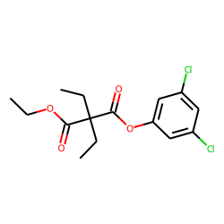 Diethylmalonic acid, 3,5-dichlorophenyl ethyl ester