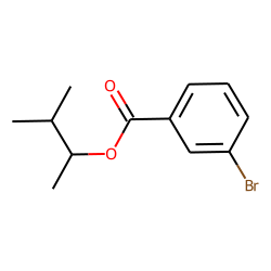 3-Bromobenzoic acid, 3-methylbut-2-yl ester