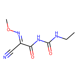 Acetamide, 2-cyano-N-[(ethylamino)carbonyl]-2-(methoxyimino)-