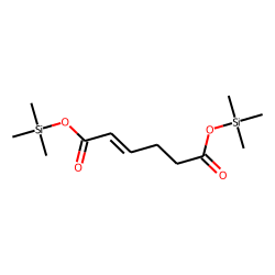 cis-2-Hexenedioic acid, TMS