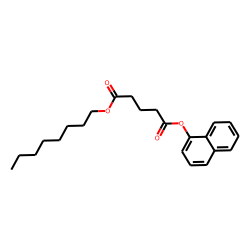 Glutaric acid, 1-naphthyl octyl ester