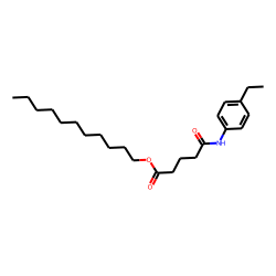 Glutaric acid, monoamide, N-(4-ethylphenyl)-, undecyl ester