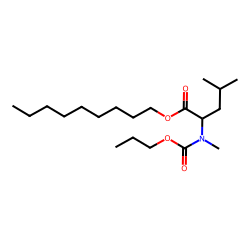 L-Leucine, N-methyl-N-propoxycarbonyl-, nonyl ester
