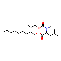 l-Leucine, N-methyl-n-propoxycarbonyl-, nonyl ester