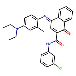 2-Naphthanilide, 3'-chloro-4-[4-diethylamino-o-tolylimino]-1,4-dihydro-1-oxo-