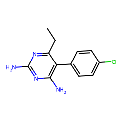 2,4-Pyrimidinediamine, 5-(4-chlorophenyl)-6-ethyl-