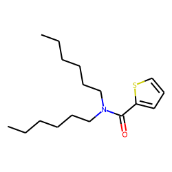 Thiophene-2-carboxamide, N,N-dihexyl-