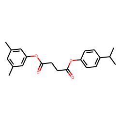Succinic acid, 3,5-dimethylphenyl 4-isopropylphenyl ester