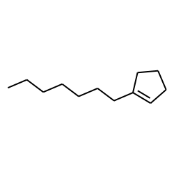 Cyclopentene,1-heptyl-