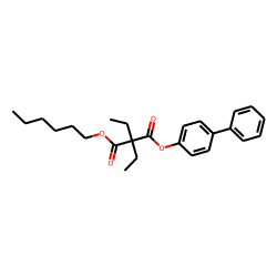 Diethylmalonic acid, 4-biphenyl hexyl ester