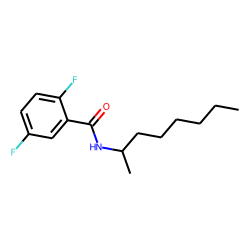 2,5-Difluorobenzamide, N-(2-octyl)-