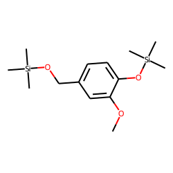 Vanillyl alcohol, bis(trimethylsilyl)- deriv.