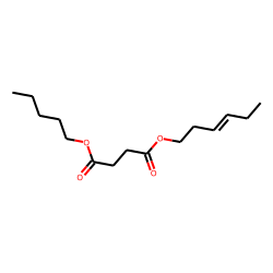 Succinic acid, pentyl trans-hex-3-enyl ester