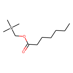 (Trimethylsilyl)methyl heptanoate